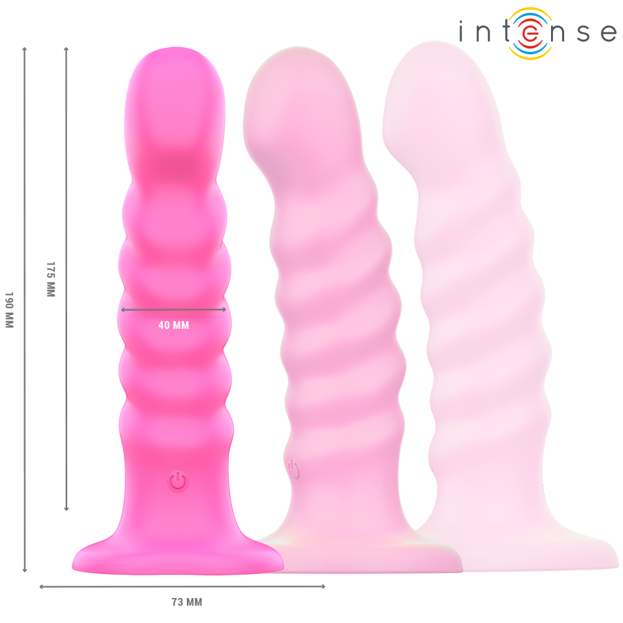 Vibromasseur spirale Cindy rose télécommandé – Intense