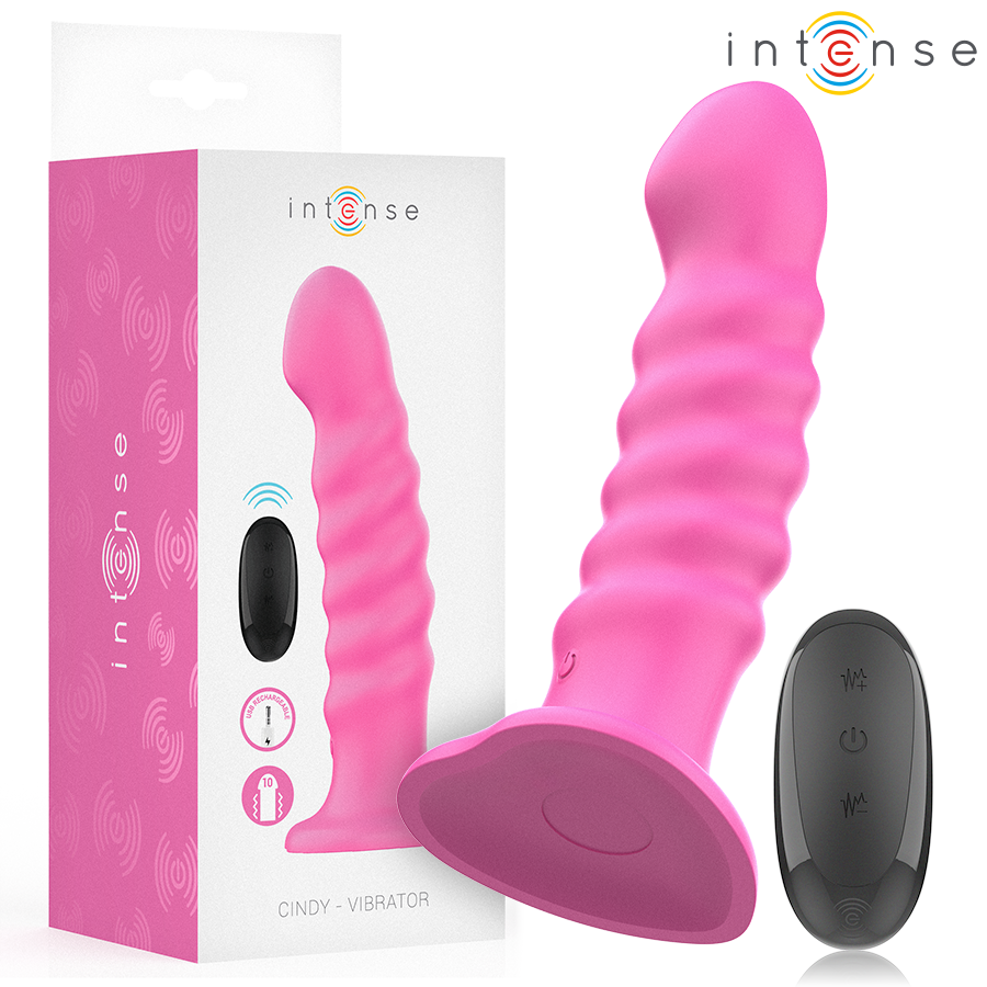 Vibromasseur spirale Cindy rose télécommandé – Intense