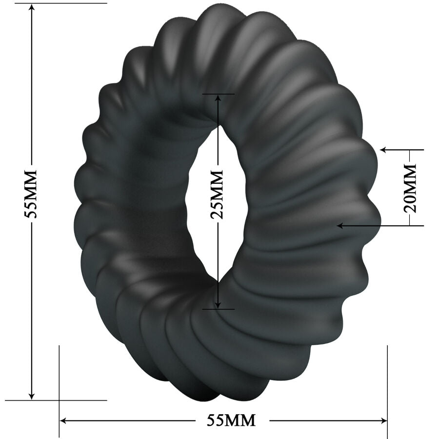Cockring silicone réglable Fitz modèle 8 – Crazy Bull