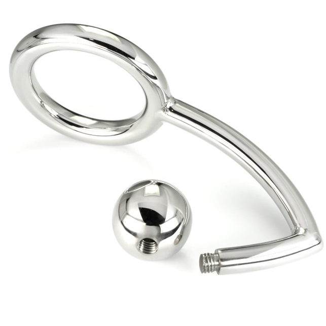 Cock Ring Crochet Anal 45mm - Metal Hard