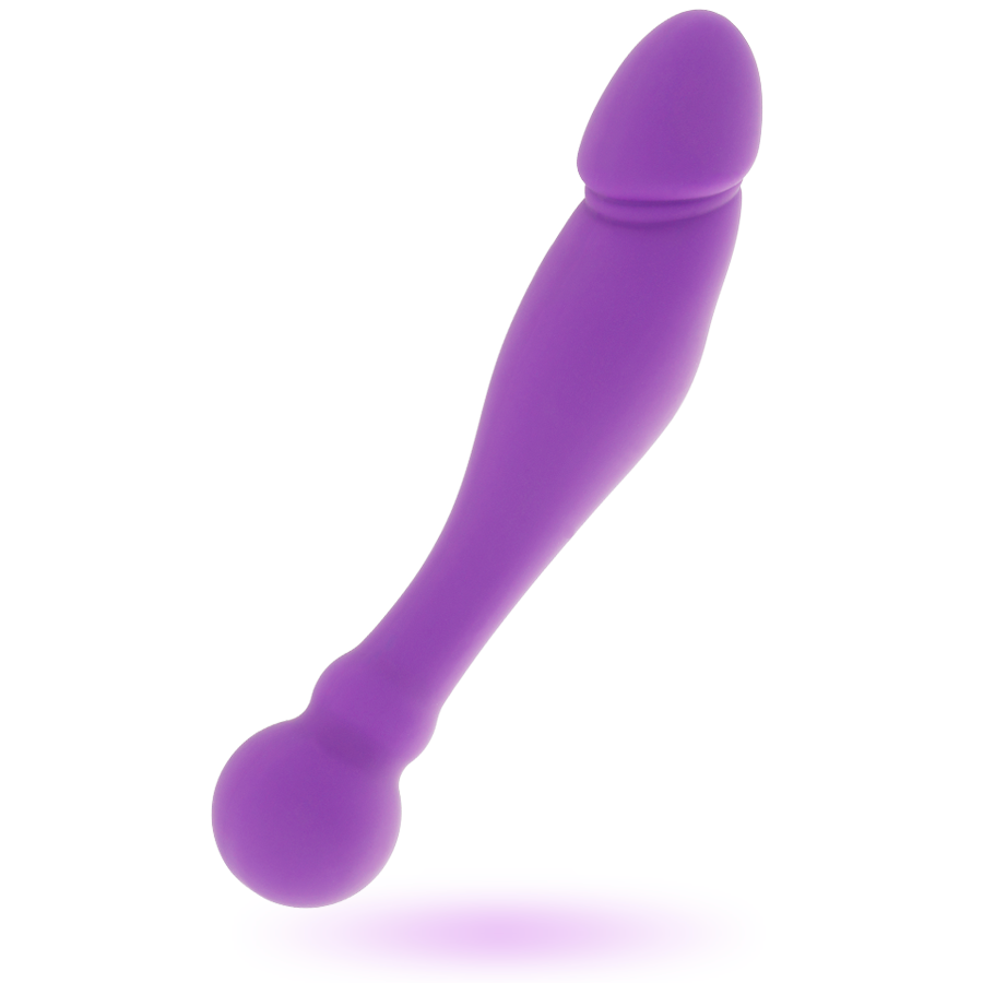 Double stimulateur silicone lilas – Intense Rick