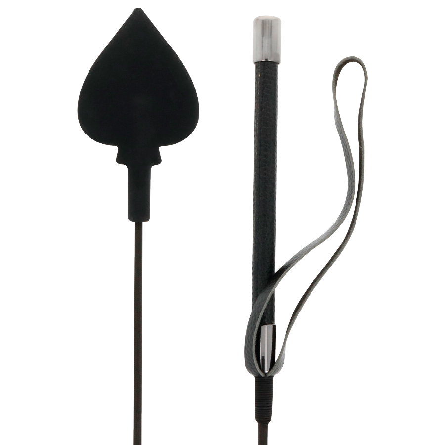 Fouet silicone noir 60 cm – Darkness