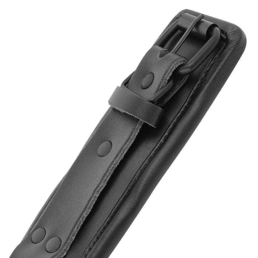 Kit collier menottes cuir noir laisse – Darkness BDSM