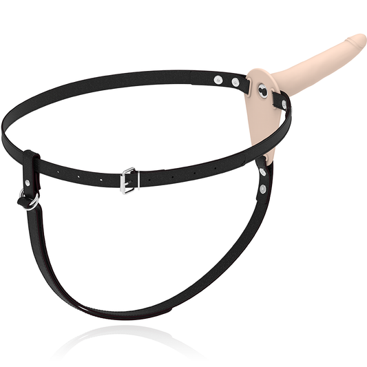 Harnais vibrateur silicone flesh 15 cm – Fetish Submissive Harness