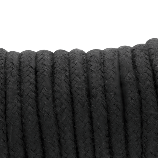 Corde Japonaise Coton Noir 10 m – Darkness