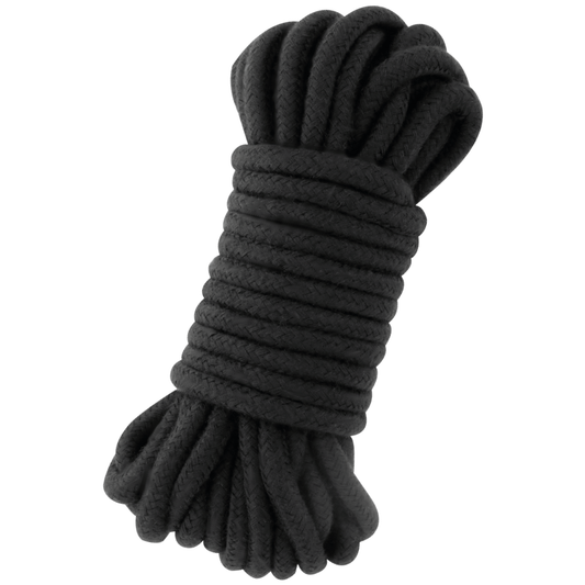 Corde Japonaise Coton Noir 10 m – Darkness