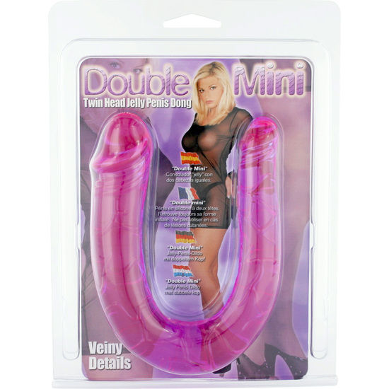 Pénis double tête gélatine flexible 30 cm – Seven Creations
