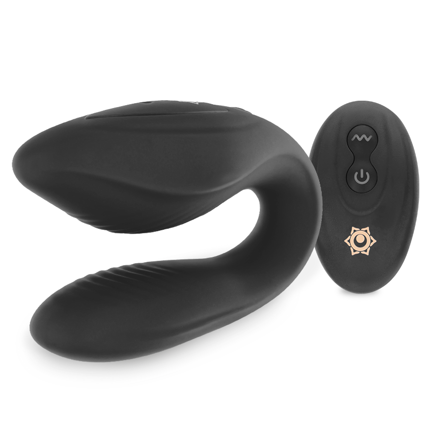 Vibromasseur couple télécommandé Kama azabache – Rithual