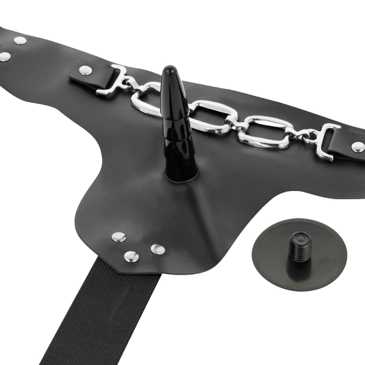 Harnais George vibro réaliste 19 cm Ø 4 cm – Harness Attraction
