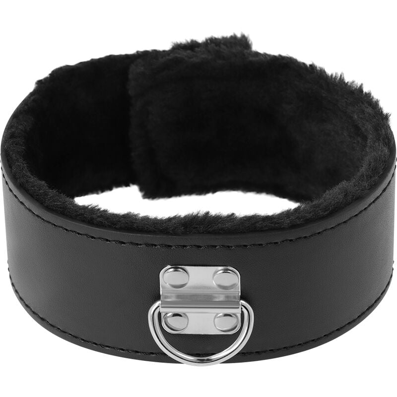 Collier BDSM doublé chaîne titane – Darkness