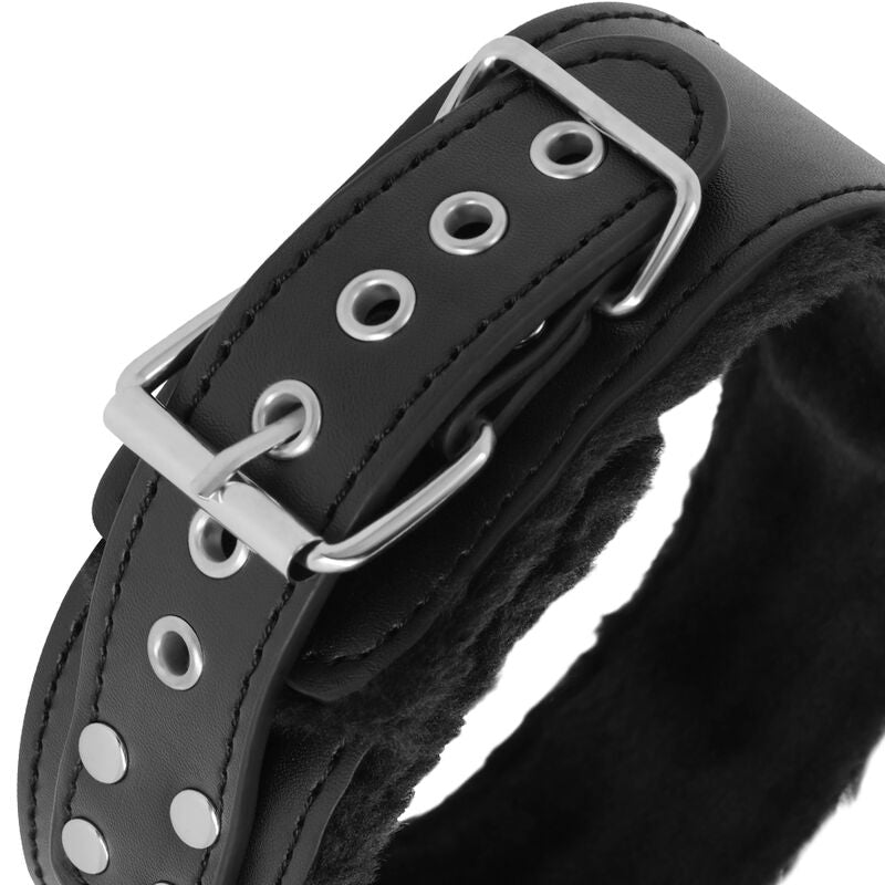 Collier BDSM doublé chaîne titane – Darkness