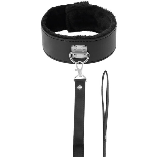 Collier BDSM doublé chaîne titane – Darkness