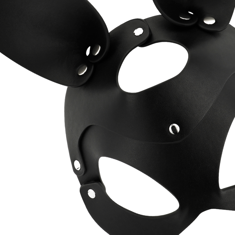 Masque cuir vegan oreilles lapin – Coquette Chic Desire