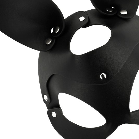 Masque cuir vegan oreilles lapin – Coquette Chic Desire