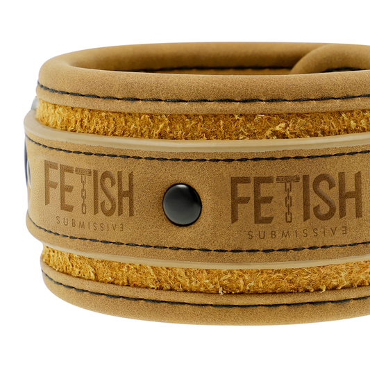 Menottes cuir vegan doublure néoprène – Fetish Submissive Origin